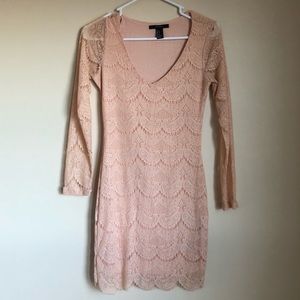 Forever 21 Eyelash Lace Bodycon Dress